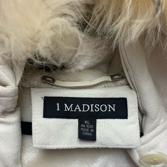 Womens White 1 Madison coat, size XL - Picture 2 of 8